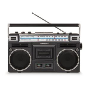 Corsley Retro Boom Box Sistema de Audio CT201A-BK