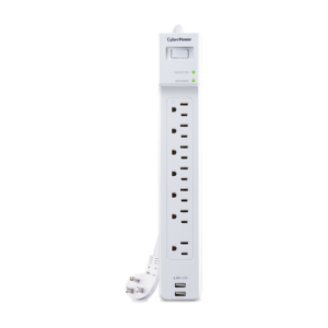 Cyber Power Protector Contra Tensión MP1080SS 7 Salidas 2 Unidades