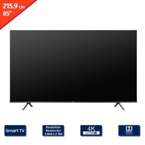 Hisense 215.9 cm / 85” Pulgadas Smart 4K UHD Google TV 85A75H