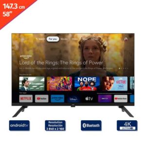 JVC 147 cm / 58″ Pulgadas Smart 4K UHD Android TV LT-58KB538