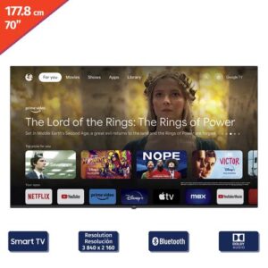 JVC 177.8 cm / 70” Pulgadas Smart Google 4K LED UHD TV LT-70KB638