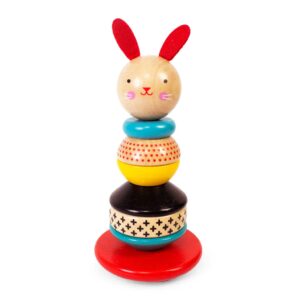 PIRAMIDE AROS CONEJO MADERA