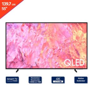Samsung 139.7 cm / 55″ Pulgadas Smart Tizen 4K QLED UHD TV QN55Q60CAPXPA