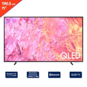 Samsung 190.5 cm / 75″ Pulgadas Smart Tizen 4K QLED UHD TV QN75Q60CAPXPA