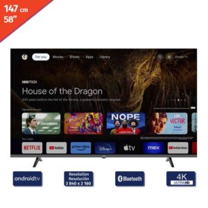 JVC 147 cm / 58″ Pulgadas Smart 4K UHD Android TV LT-58KB5381